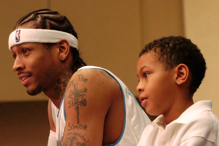 allen iverson never knew his father growing up
