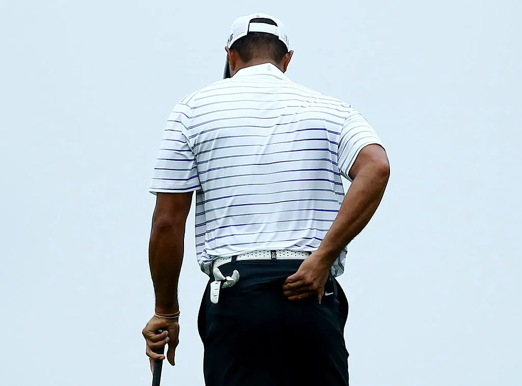 tiger woods back problems