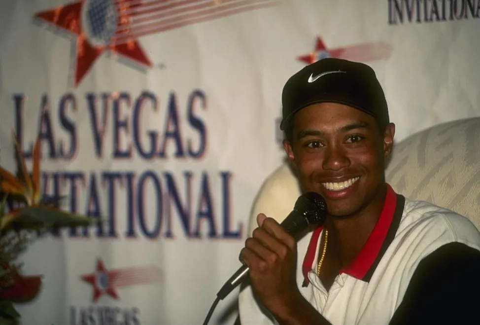 tiger woods first year of golf