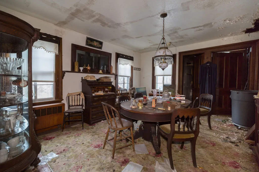 the home's dining room