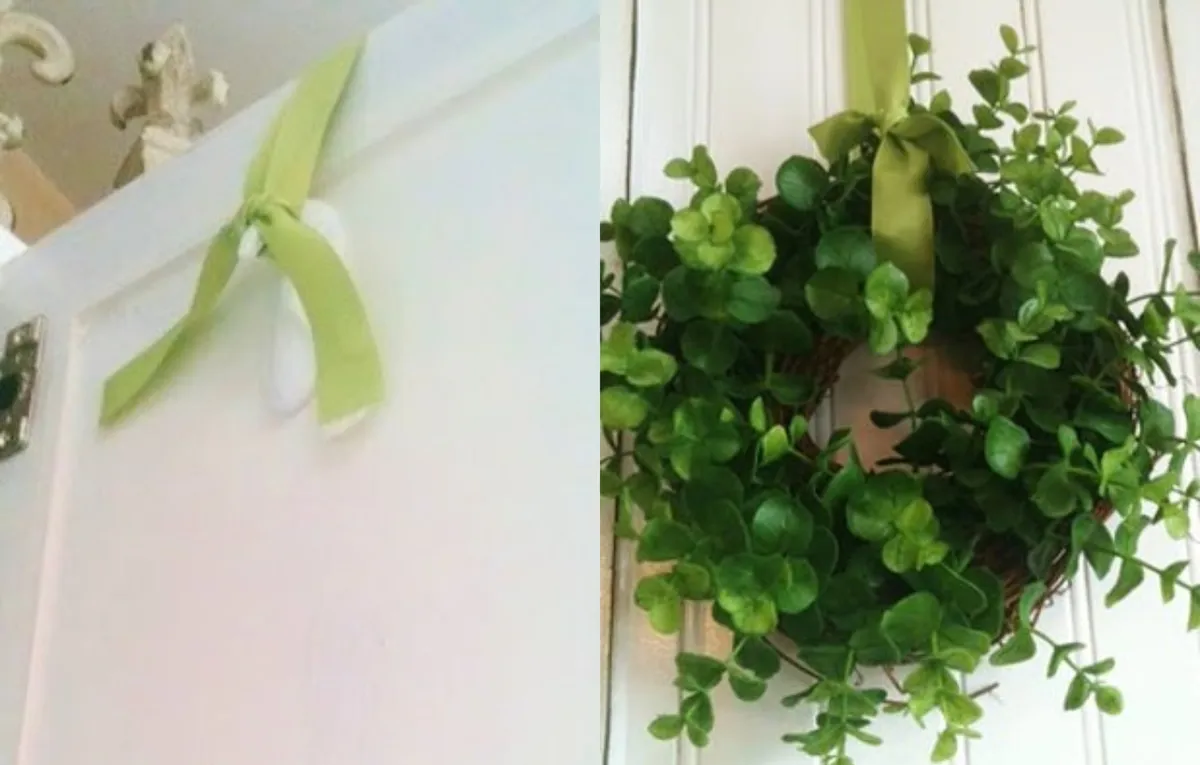 use a command hook to hang a wreath hack