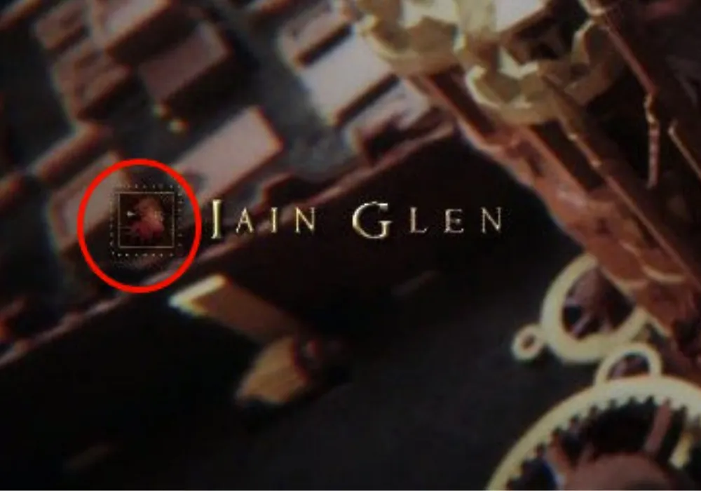 iain glen opening credit as a lannister