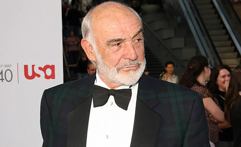 Photo of Connery at a premier 