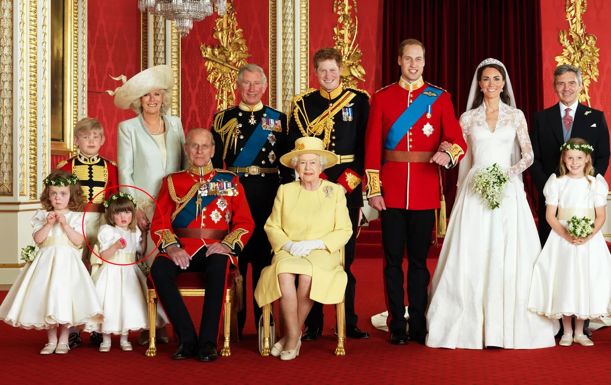 official portrait for prince william and kate middleton's wedding.
