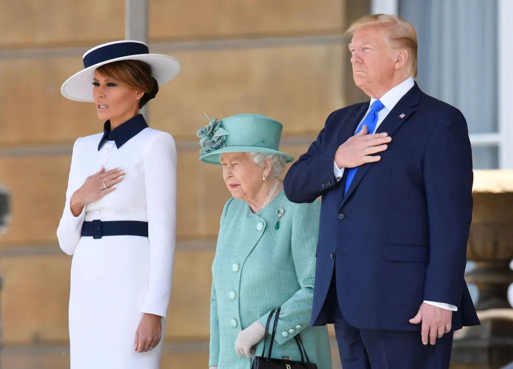 donald trump and queen elizabeth 2019 visit