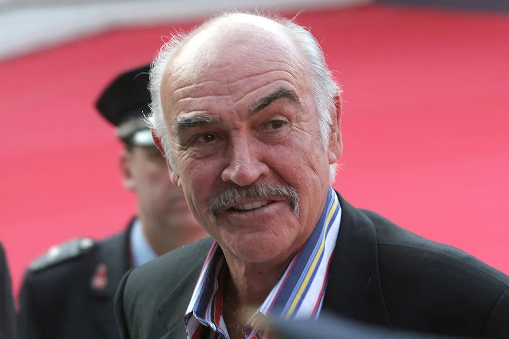 Connery on a red carpet 