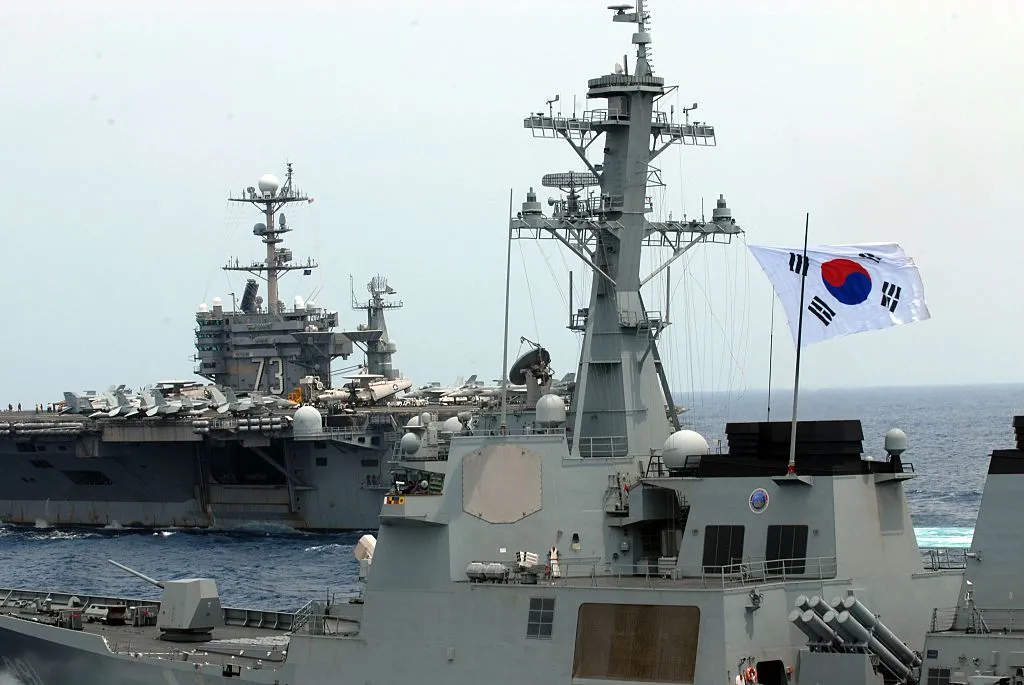 the Republic of Korea navy destroyer ROKS Sejong the Great DDG 991