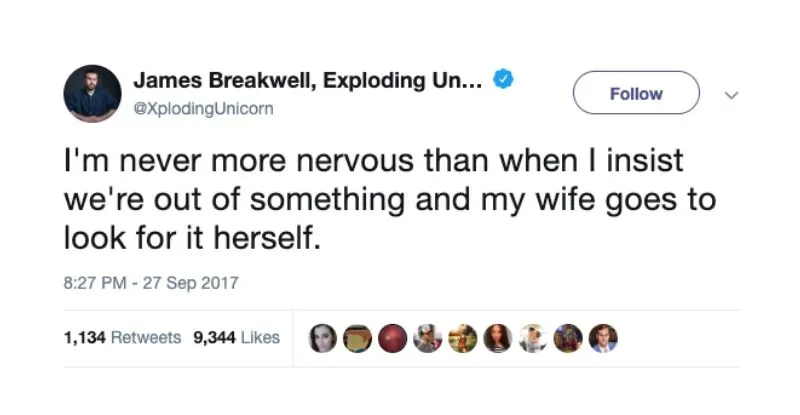 nervy breakdown marriage tweet