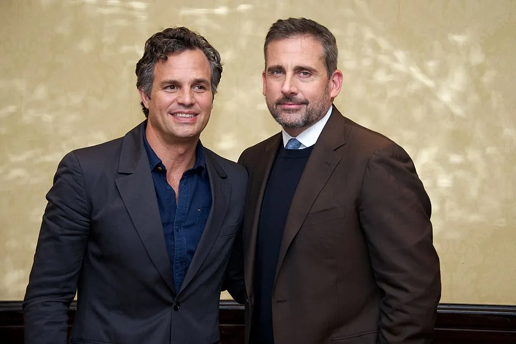 GettyImages-455104398 Mark Ruffalo and Steve Carell at the 