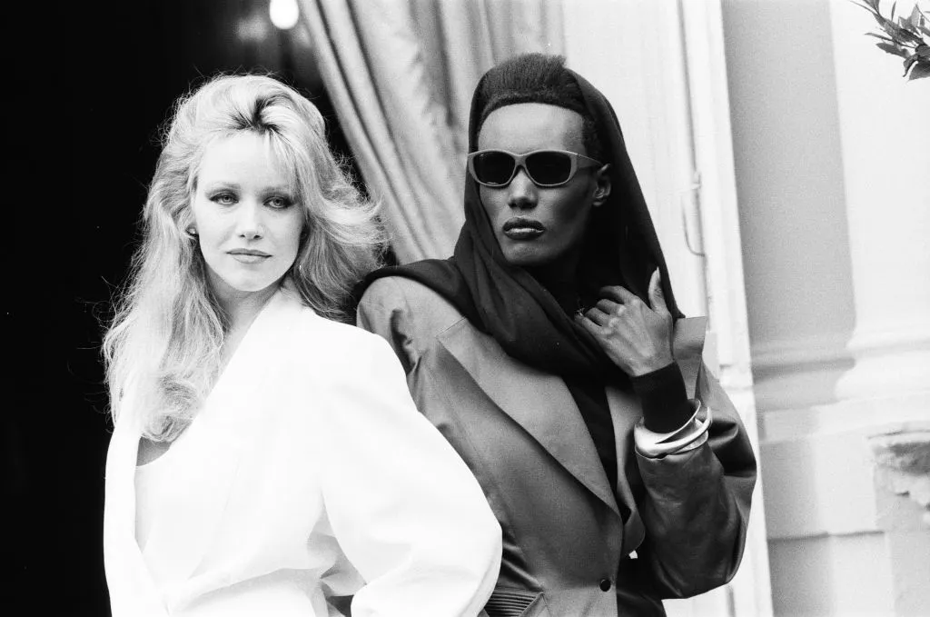 Photo-call, A View to a Kill, new James Bond film, starring actresses Grace Jones and Tanya Roberts-639319822