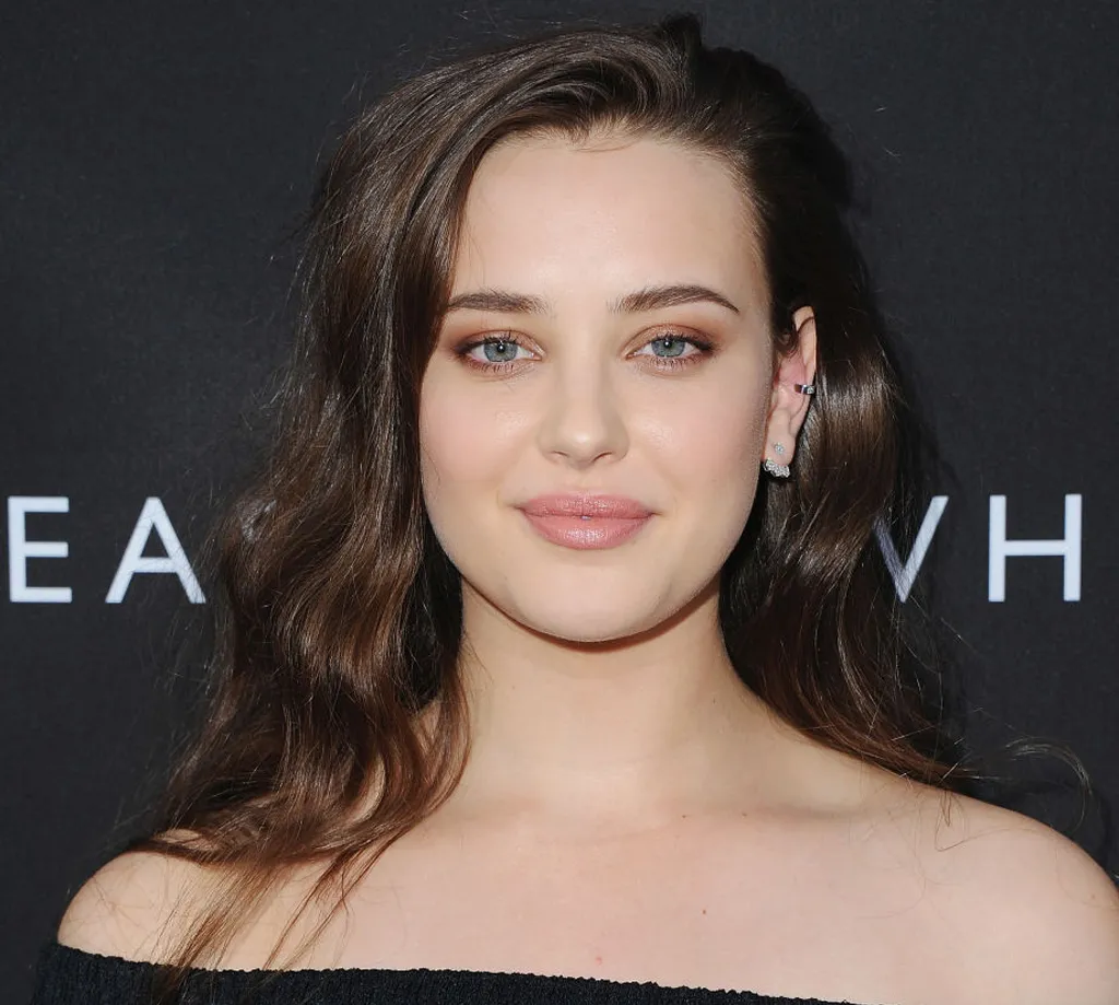 Actress Katherine Langford arrives at the Los Angeles Premiere of Netflix's 