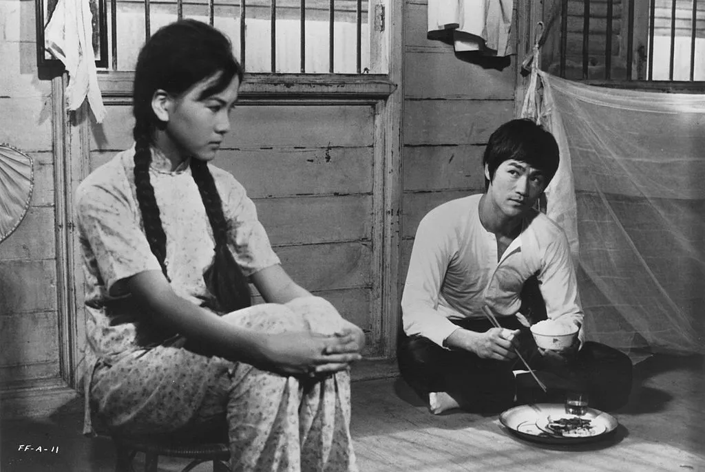 Bruce Lee and Maria Yi in a scene from the Kung Fu classic Fists Of Fury in 1971  -77449056