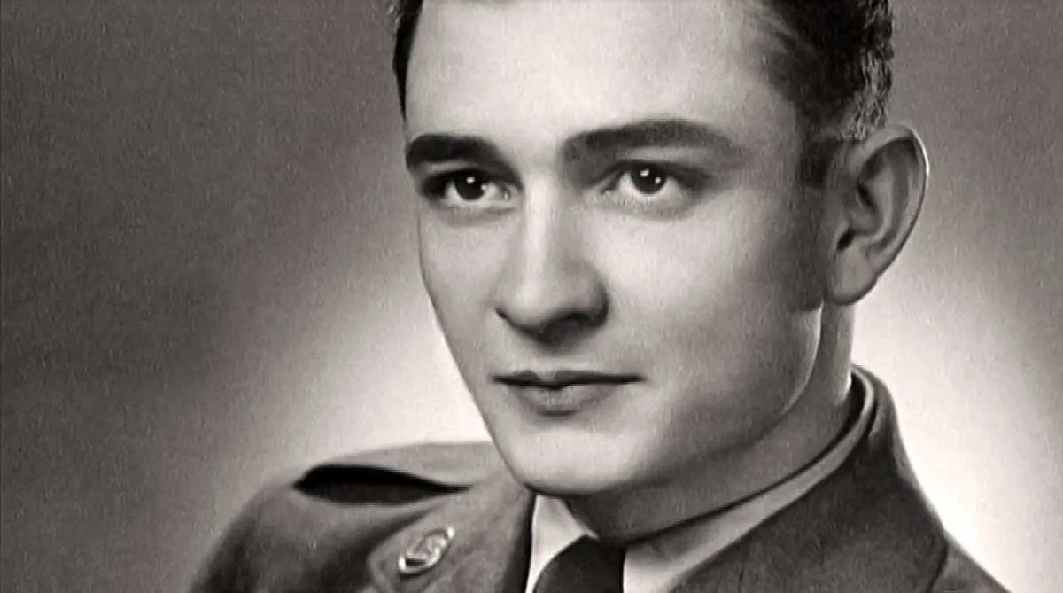 Johnny Cash in uniform, age 20