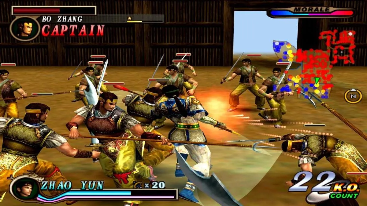 Dynasty Warriors 2, first crowd-combat game on the PS2
