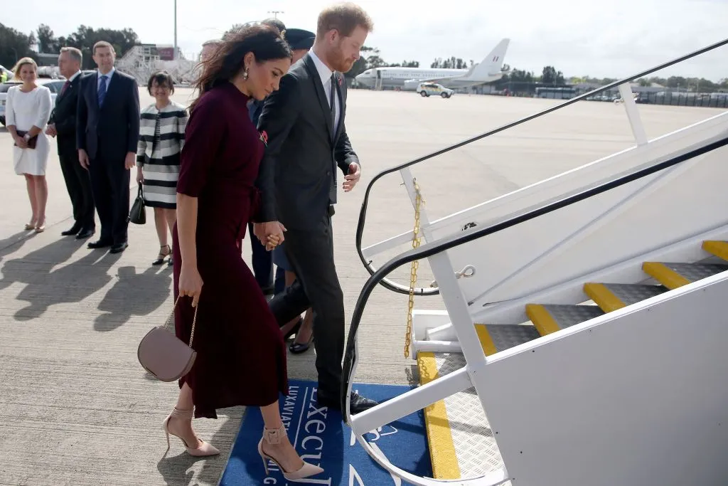 Royal family traveling 