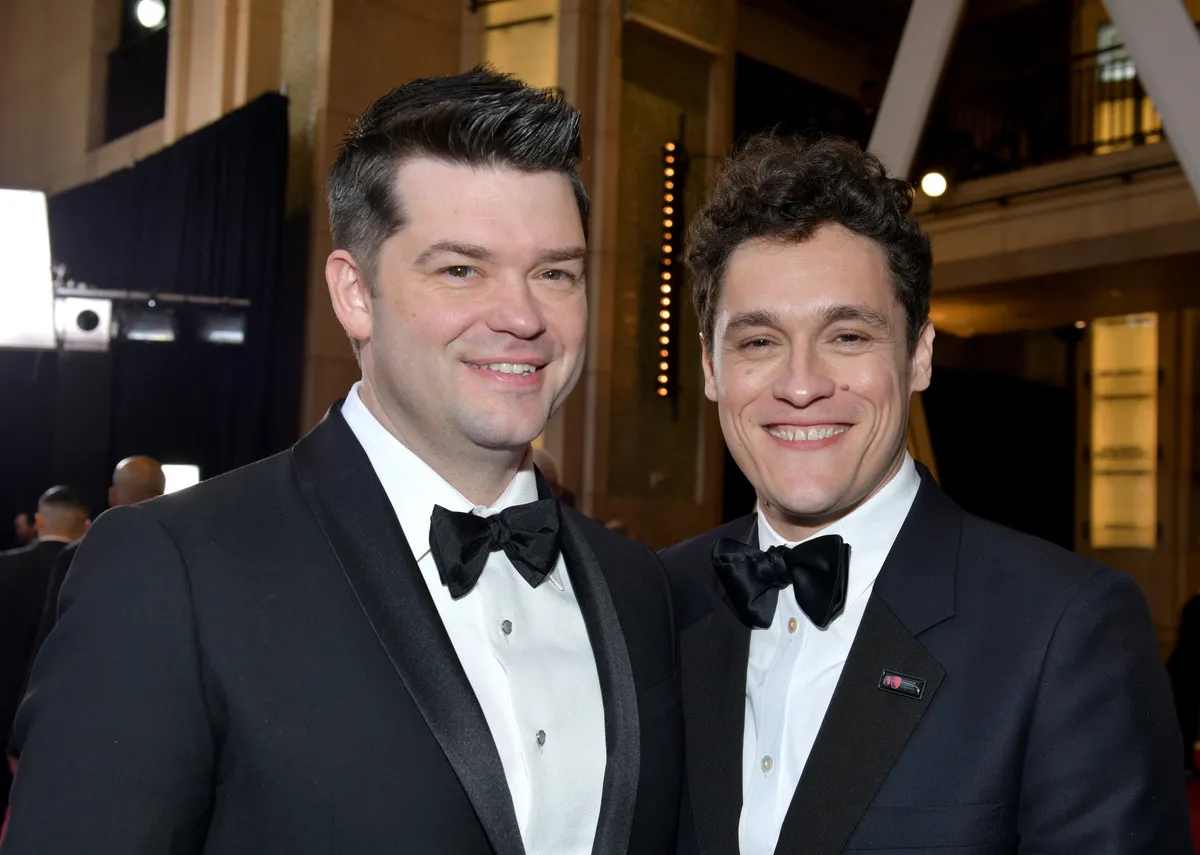 Filmmakers Christopher Miller and Phil Lord attend the 91st Annual Academy Awards at Hollywood and Highland on February 24, 2019 in Hollywood, California.