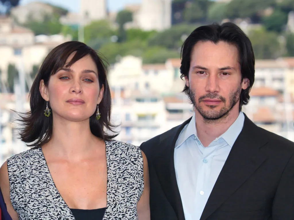 Keanu Reeves and Canadian-born actress Carrie-Anne Moss