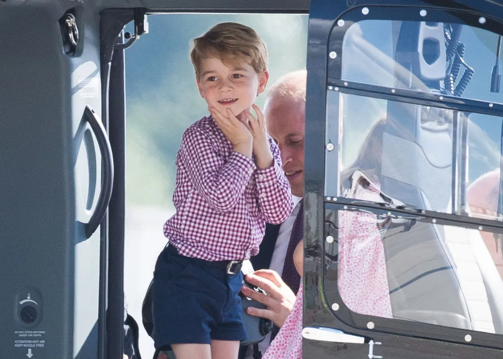 Prince george in shorts 