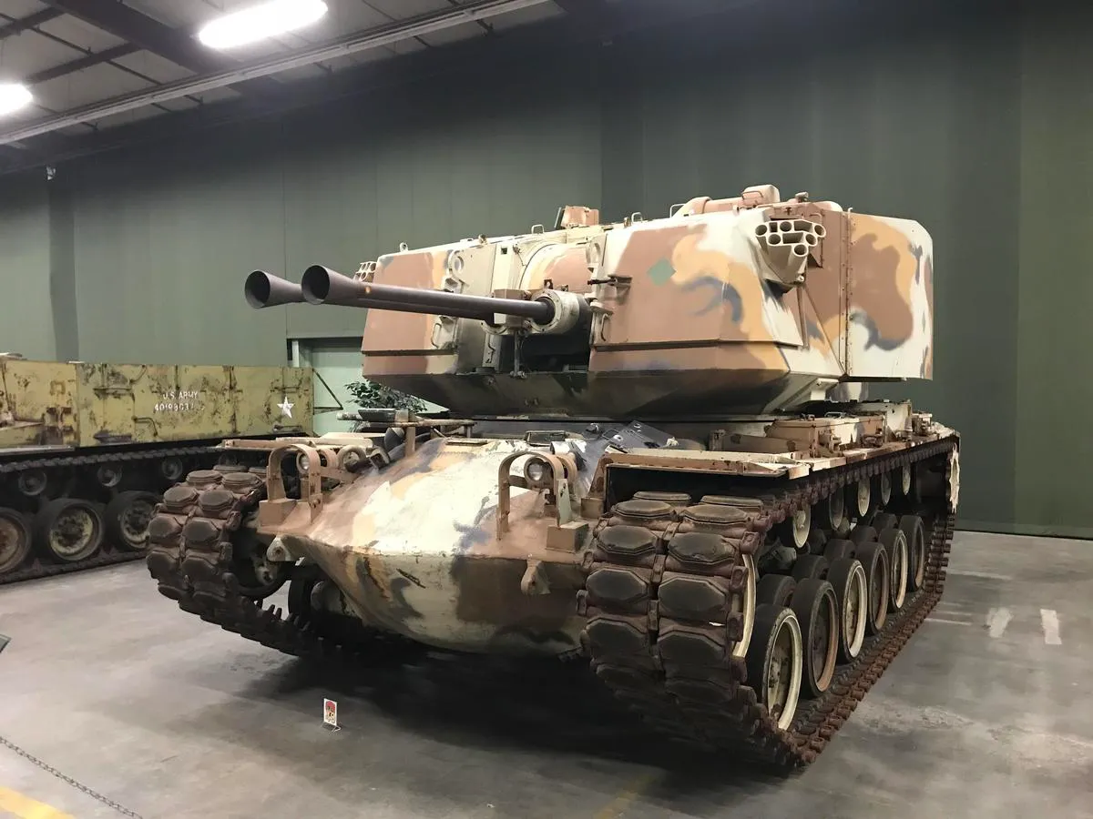 The M247 Sergeant York in the AAF tank museum in Danville, Virginia