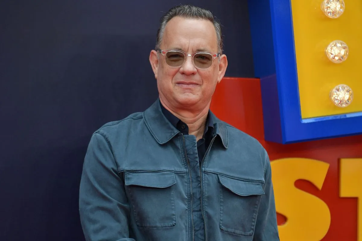 hanks at toy story premiere