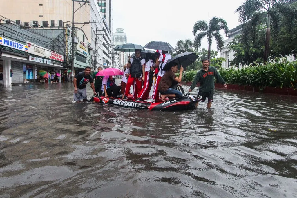 Manila, Philippines, Is Sinking Four Inches A Year
