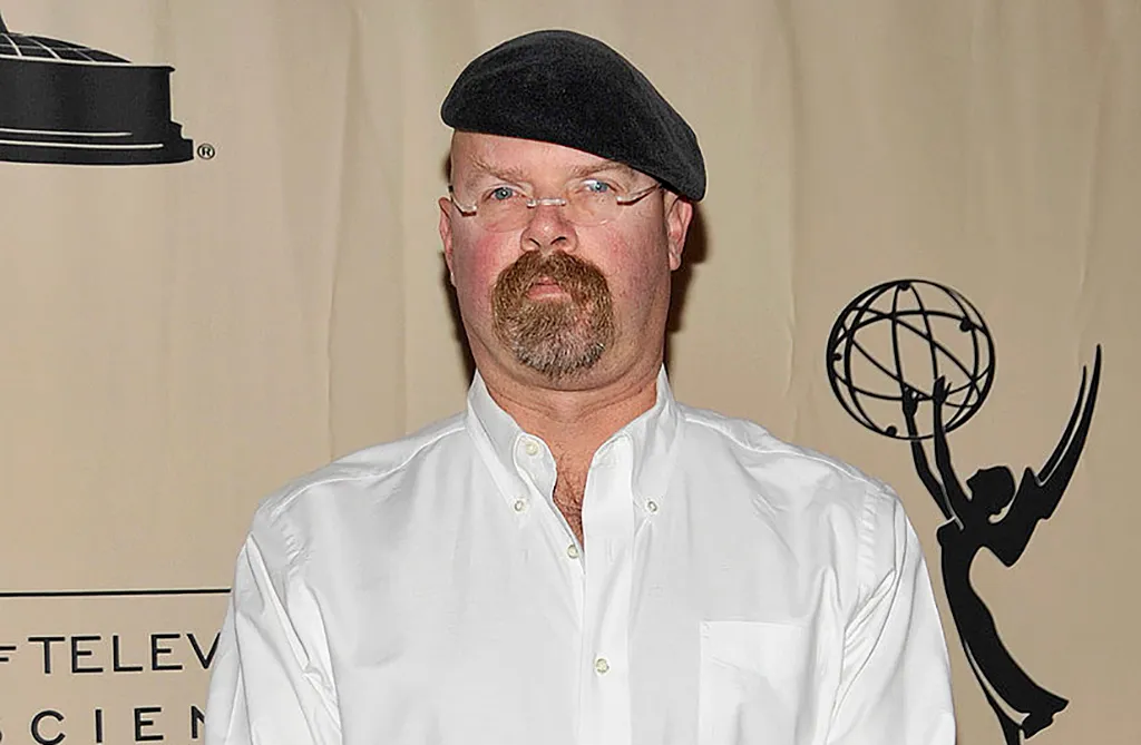Hyneman at a conference 