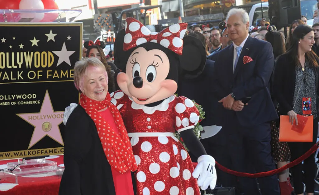 Russi Taylor and Minnie Mouse 