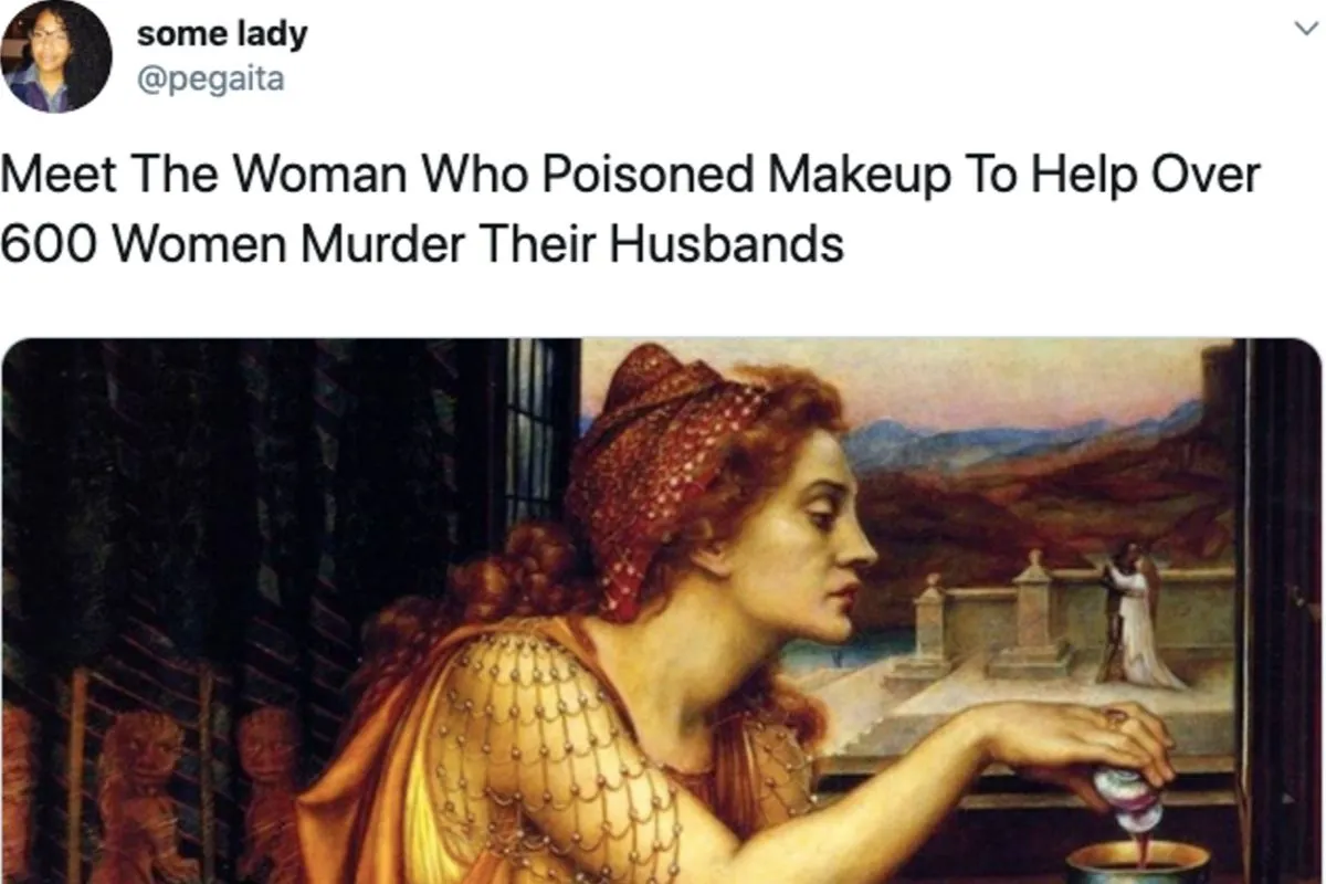 poison lady poisoning people
