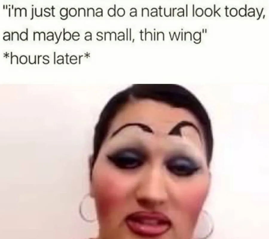 person makeup 