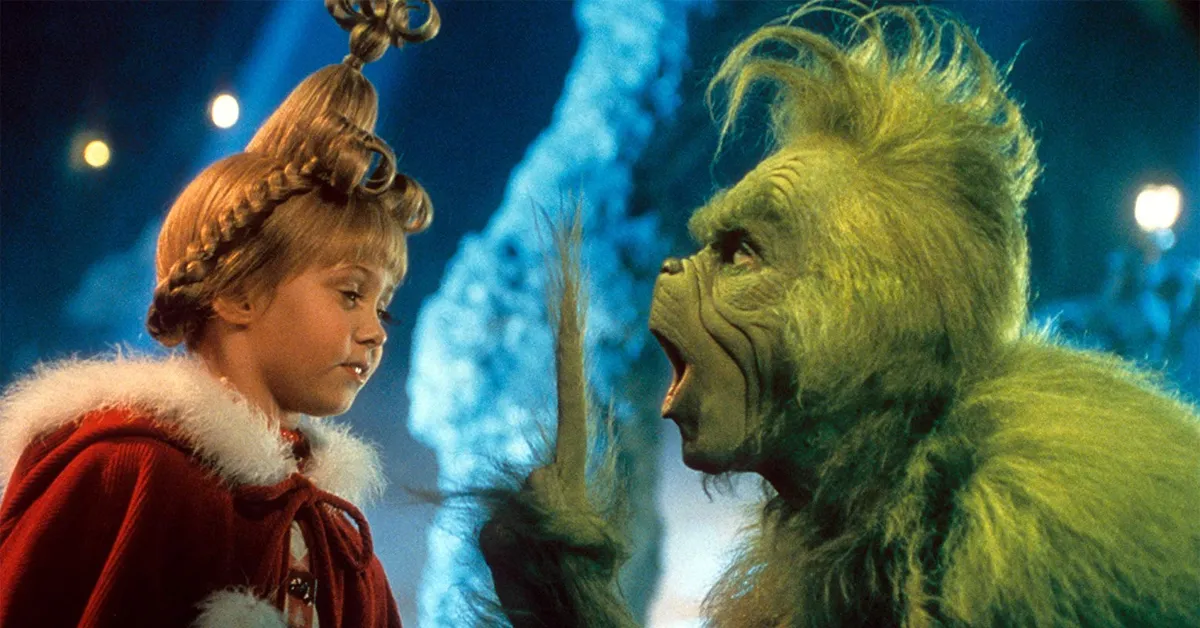 taylor momsen and jim carrey in how the grinch stole christmas