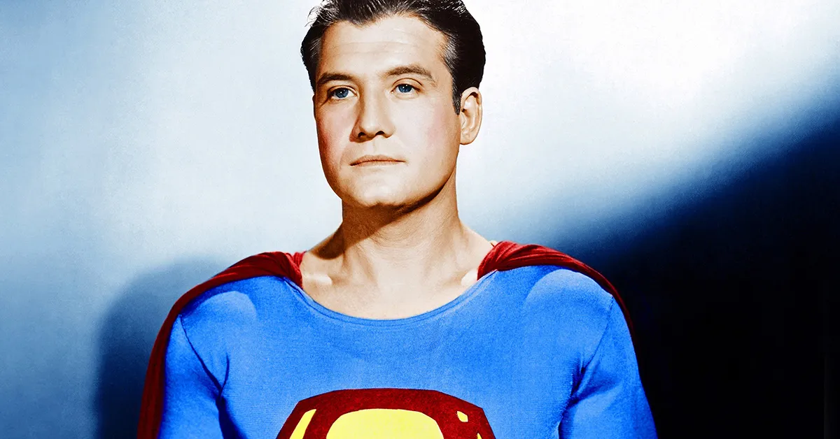 george reeves in his superman costume