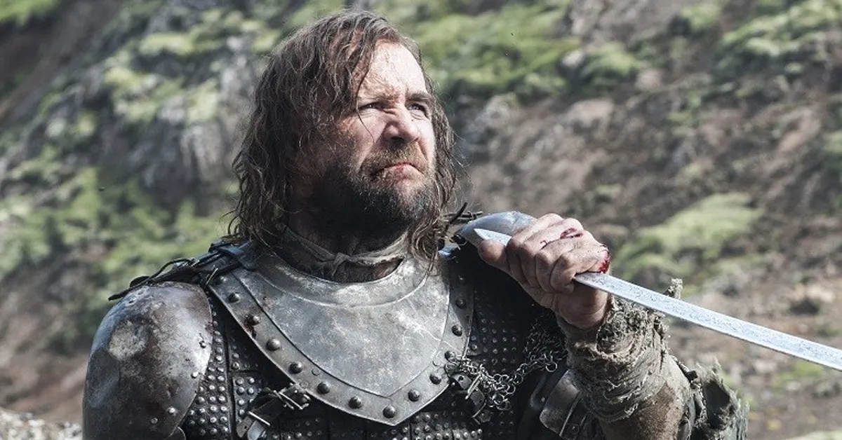 rory mccann as the hound in game of thrones