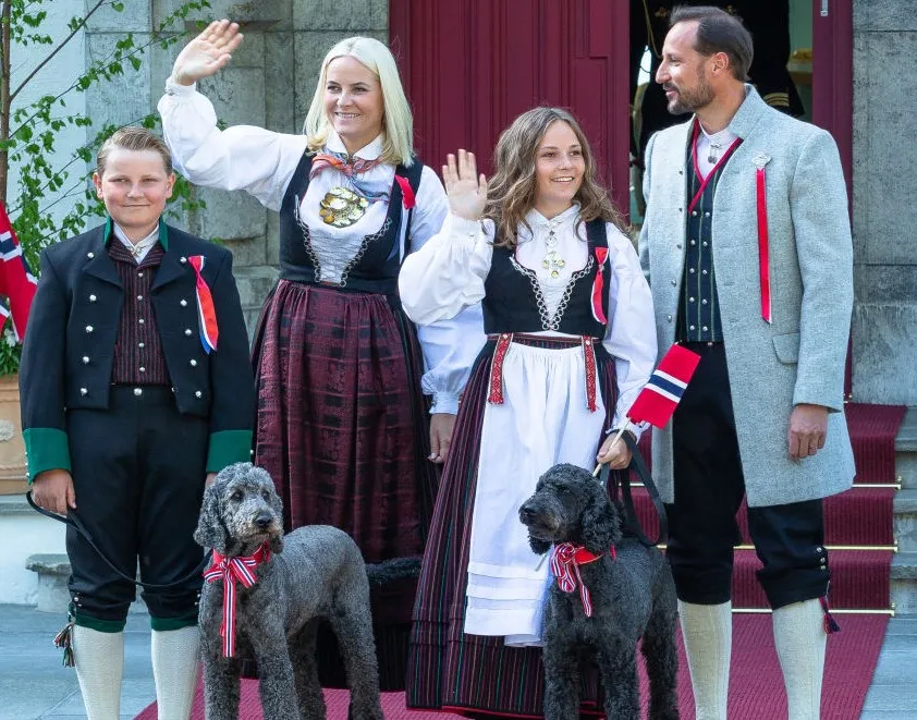 Norwegian Royal Family Is All Smiles During A Parade