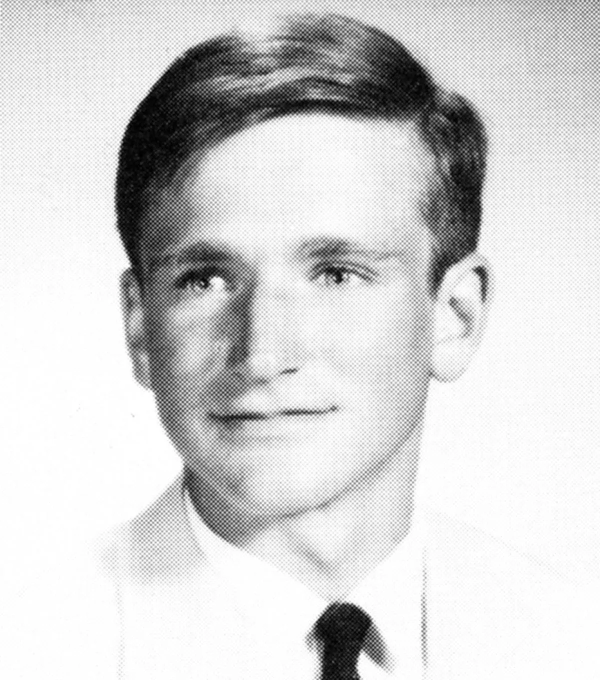 Yearbook photo of Robin Williams