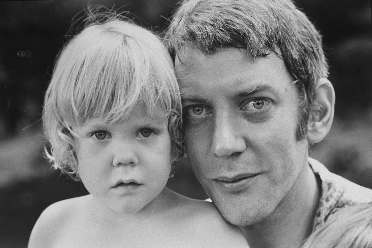 Donald Sutherland with son Keifer