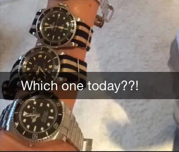Person wears seven Rolex watches and asks 