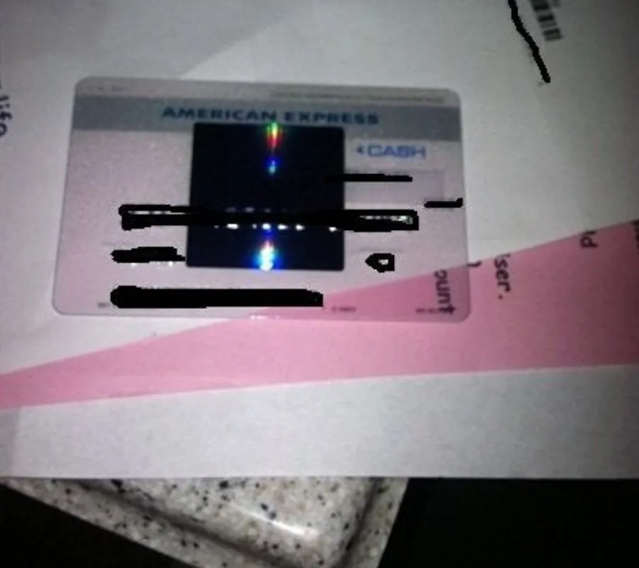 someone posted a picture of their American Express