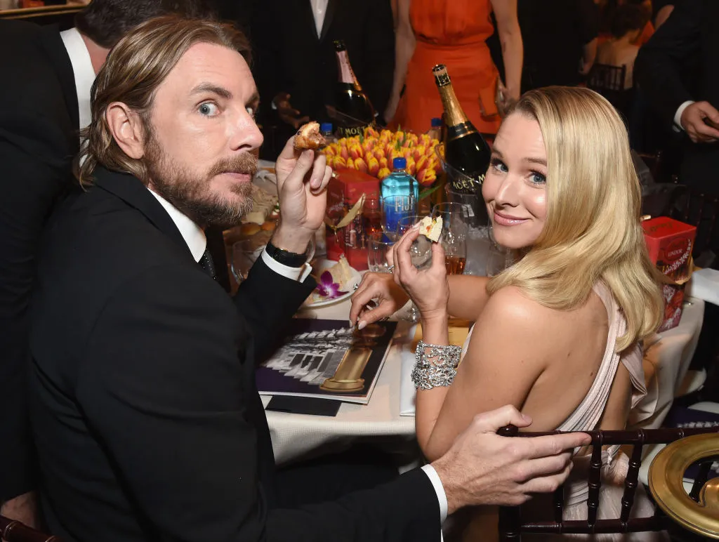 Dax Shepard and Kristen Bell attend Moet & Chandon at The 76th Annual Golden Globe Awards