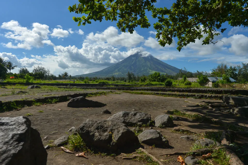 Mount Mayon in Indonesia 