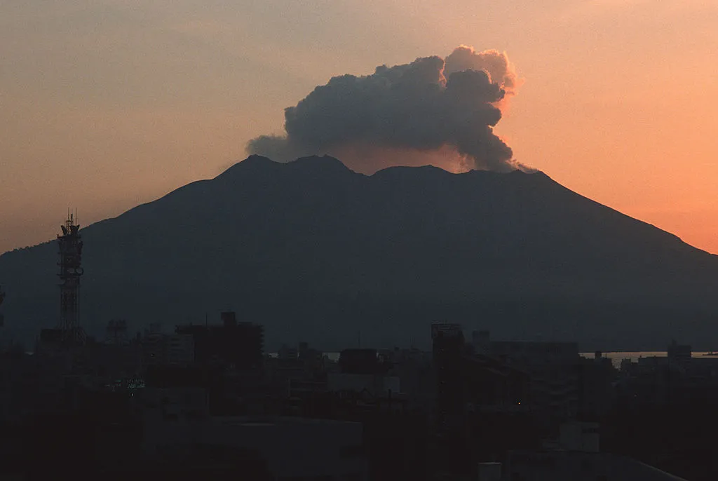Picture of Sakurajima in Japan 