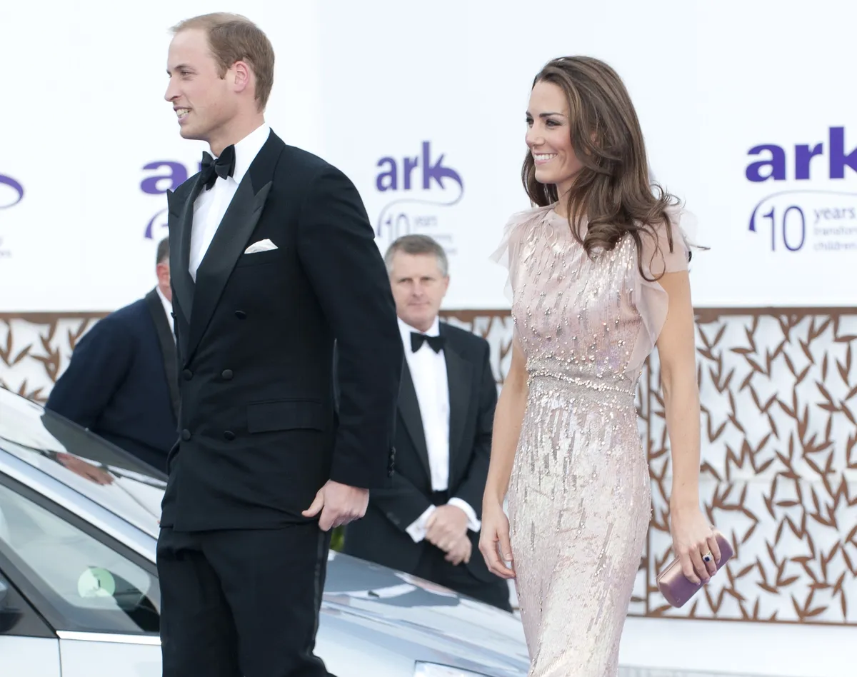 The Duke And Duchess Of Cambridge Arrive At The Ark Gala Dinner.