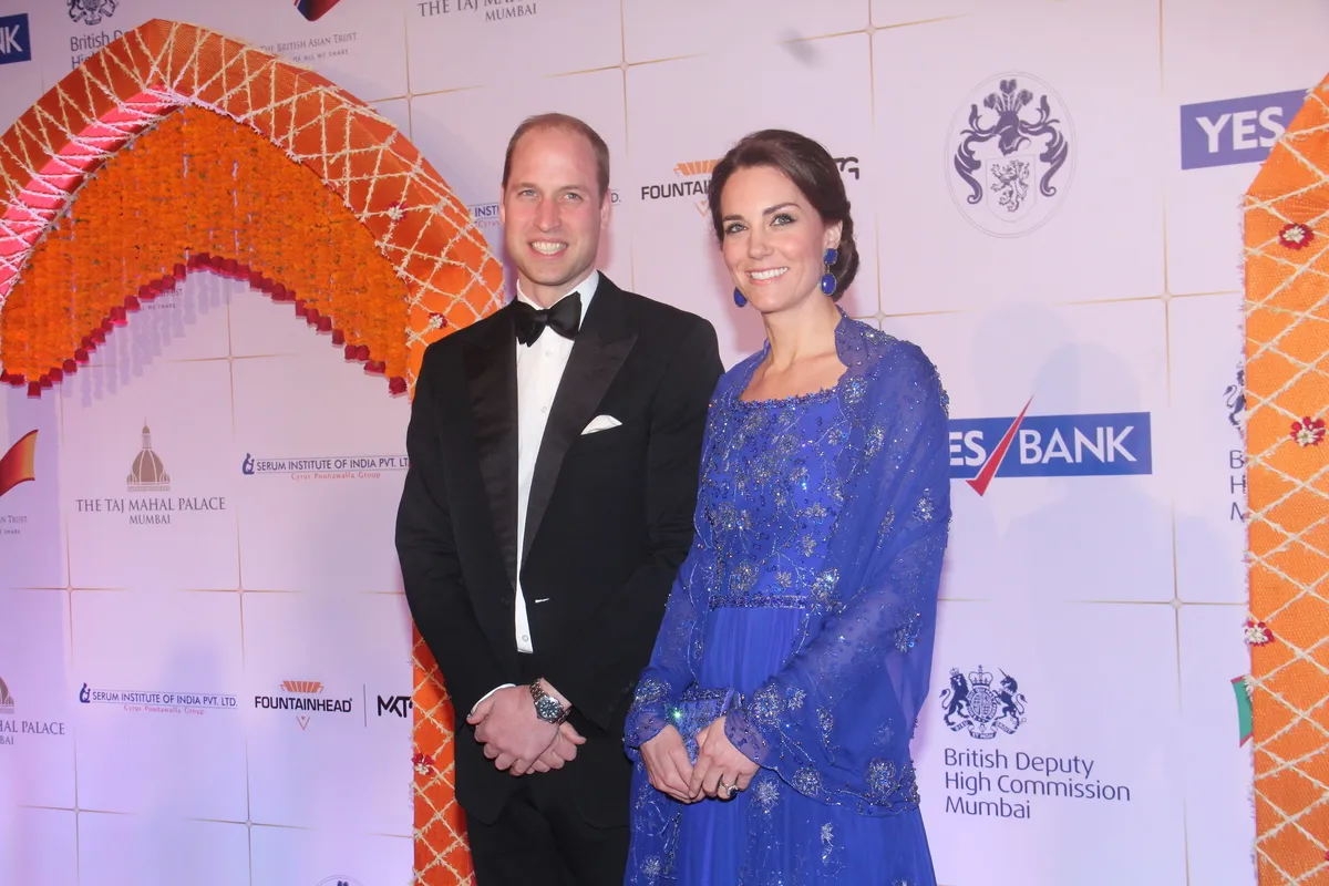 Prince William, Duke of Cambridge, and Catherine, Duchess Of Cambridge, attend a Bollywood-inspired charity gala dinner.
