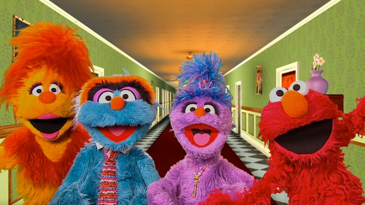 Elmo and the Furchesters are seen in the show The Furchester Hotel. 