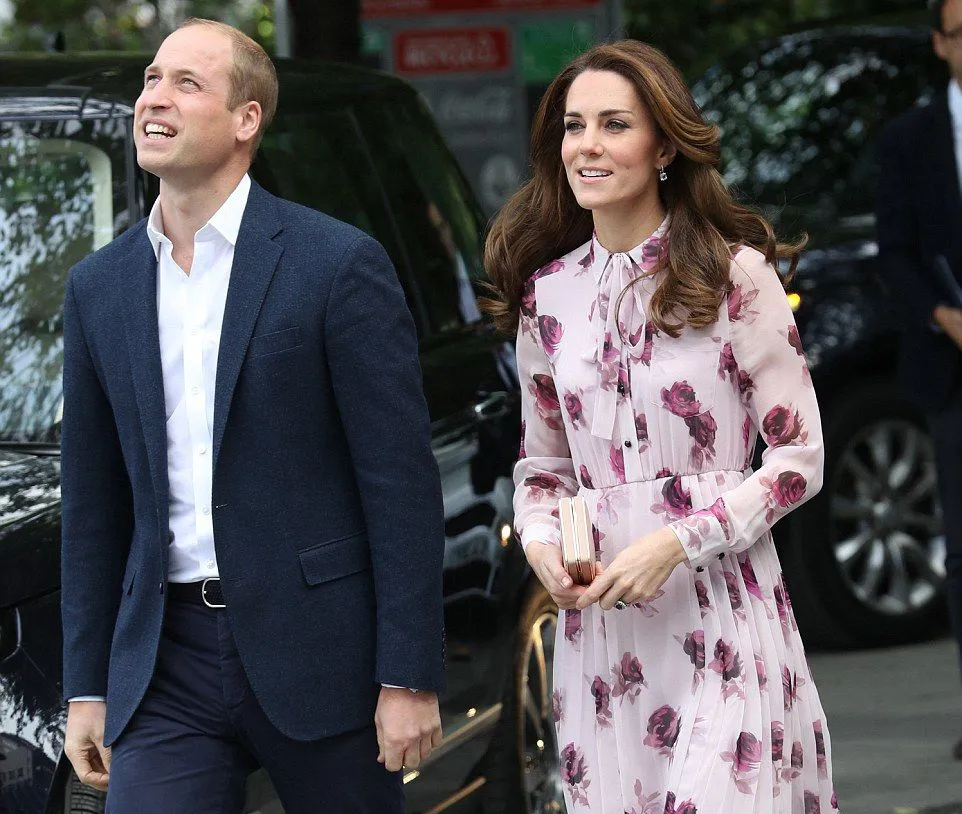 Kate Middleton and Prince William arrive at the Heads Together event on World Mental Health Day.