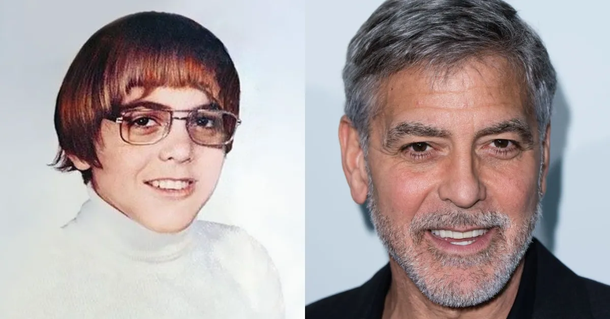 george clooney then vs now