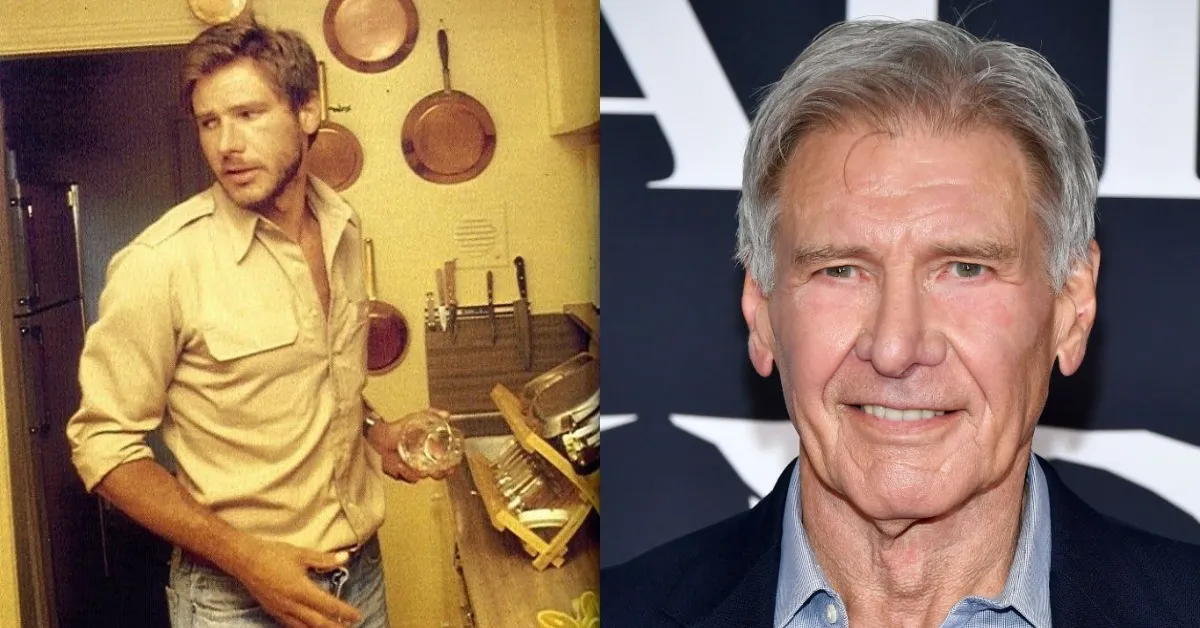 harrison ford young vs old