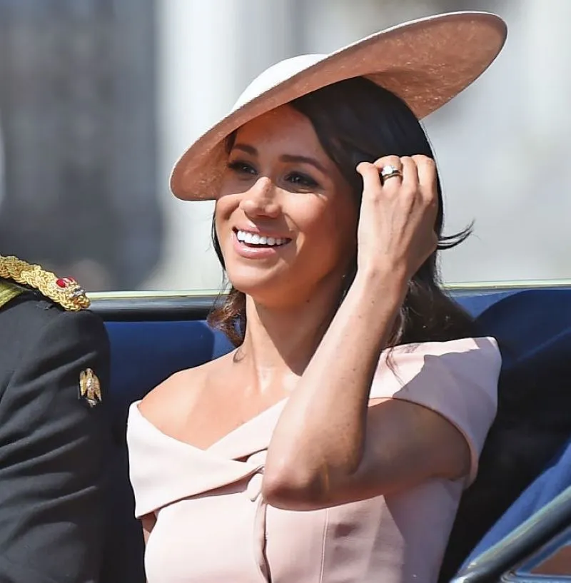 Meghan Markle During The Trooping The Colour In 2018