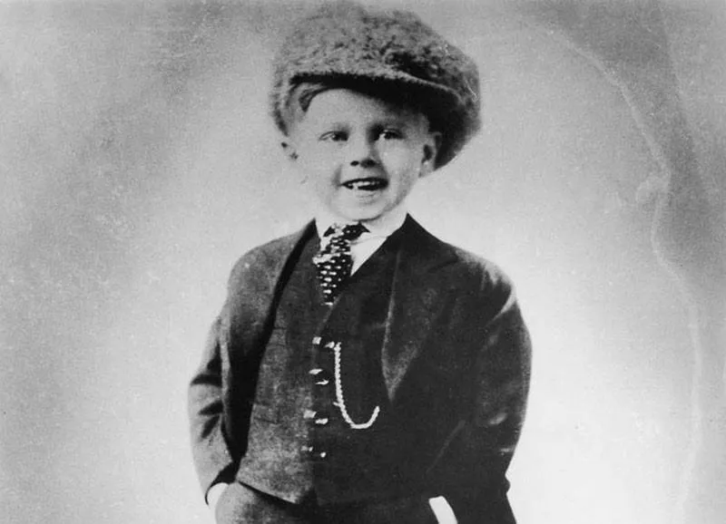 Mickey Rooney as a child