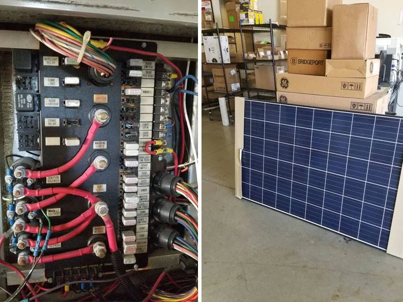 control panel and solar