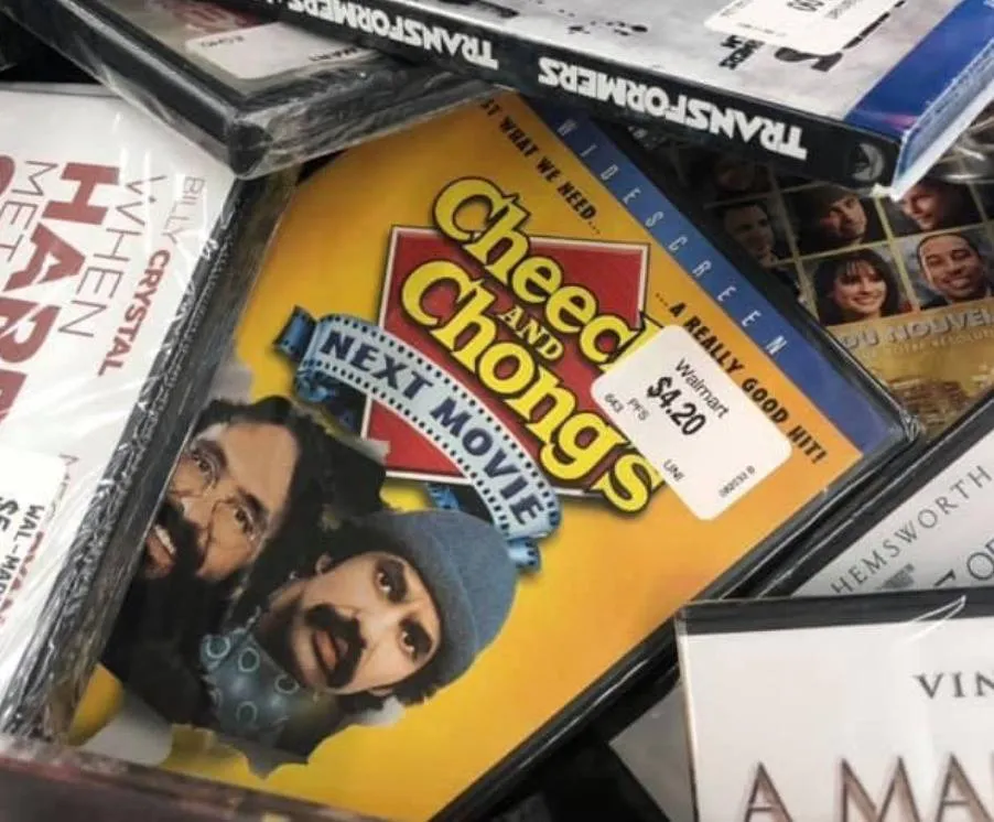 cheech and chongs DVD on sale at walmart for $4.20
